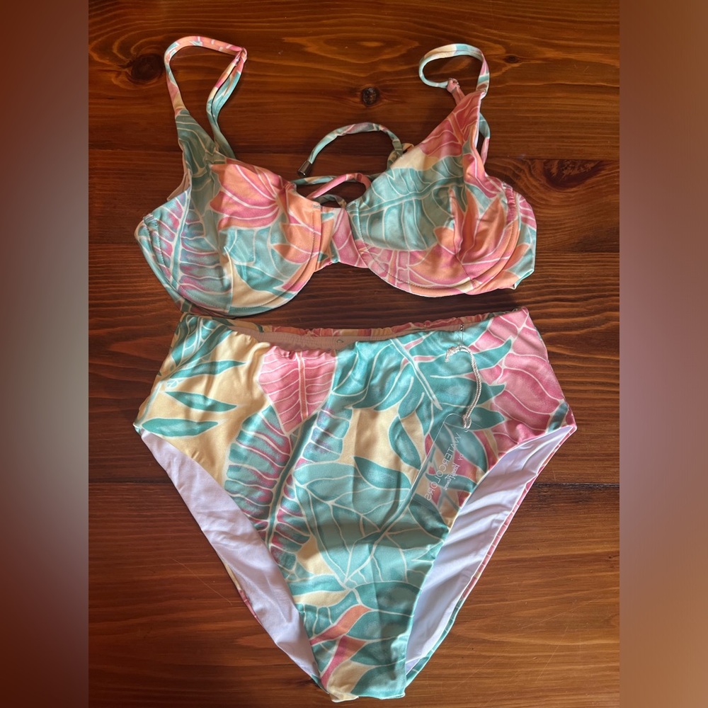 Watercolors By Kenny Flowers Bathing Suit